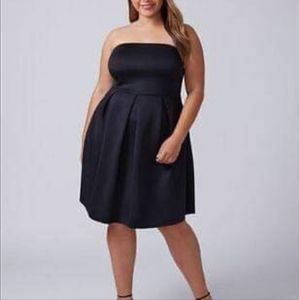 Lane Bryant strapless black dress NWT Size 22/24